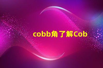 cobb角了解Cobb角的重要性及其应用