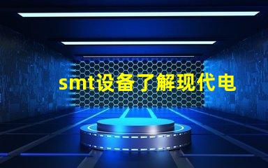 smt设备了解现代电子制造的关键技术