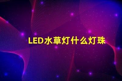 LED水草灯什么灯珠好