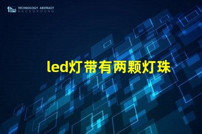 led灯带有两颗灯珠闪