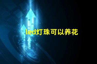 led灯珠可以养花