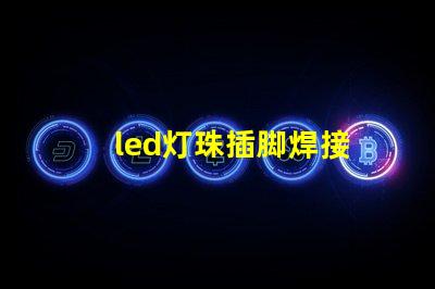 led灯珠插脚焊接