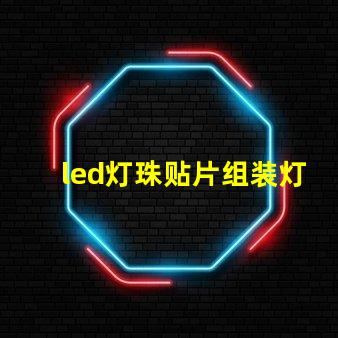 led灯珠贴片组装灯