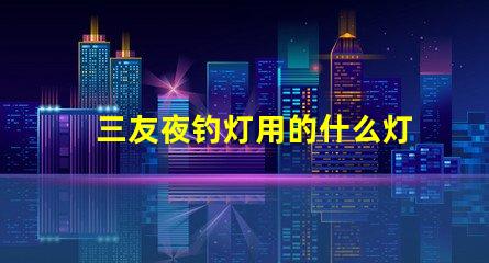 三友夜钓灯用的什么灯珠