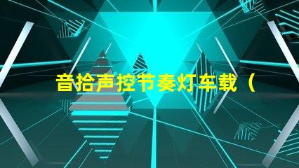 音拾声控节奏灯车载（车载音控灯带,打造个性车内氛围）